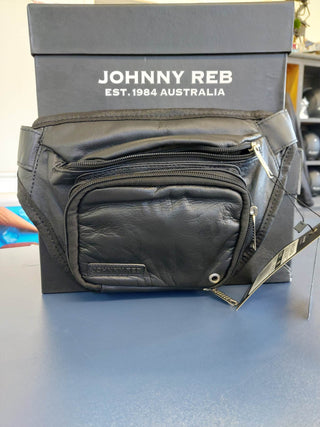 JR leather hip bag