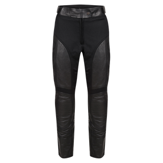 Fiona Leather motorcycle Pants Black