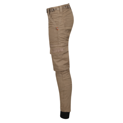 MotoGirl Lara Cargo Pants - Beige