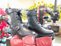 Josie Handmade Leather Motorcycle Boots - Euro 39