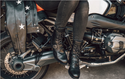Josie Handmade Leather Motorcycle Boots - Euro 39