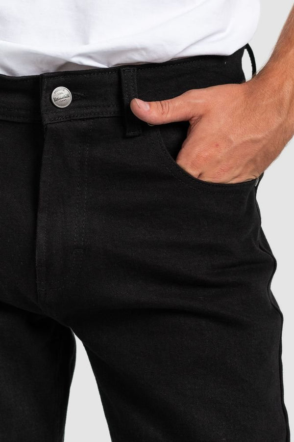 Resurgence Single Layer Jeans - 100% Pekev ultra - Black