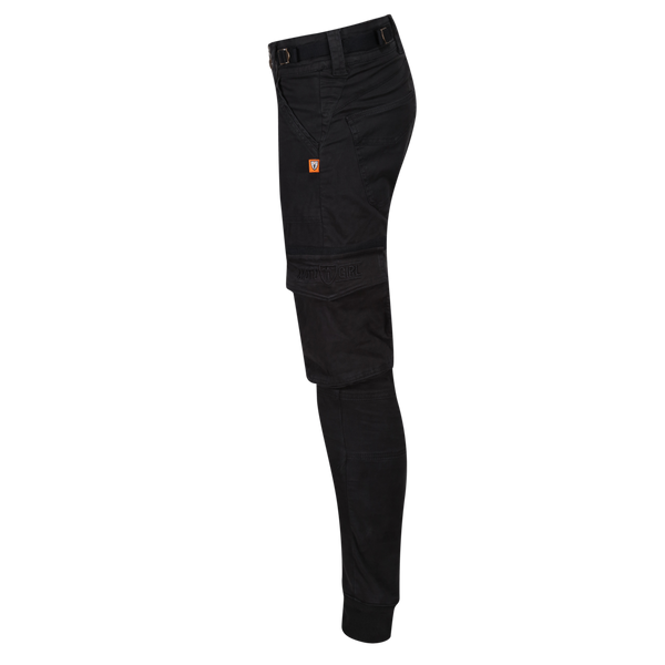 MotoGirl Lara Cargo Pants - Black